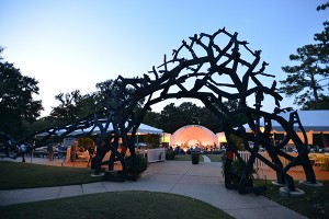 Designed by Birmingham, Ala. sculptor Chris Fennell, Steel Guitar was installed in 2012 as a collaboration between UrbanArt Commission and Levitt Shell.