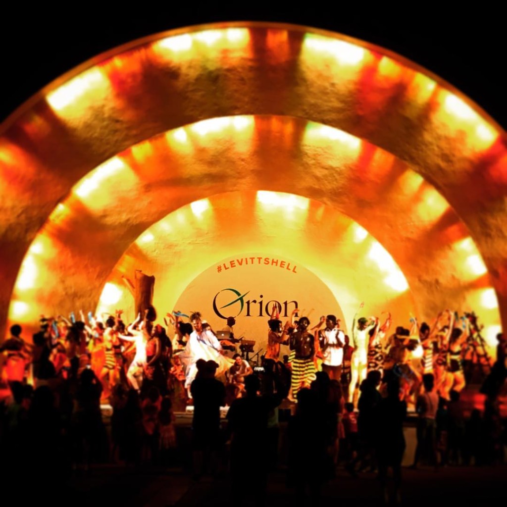 New Ballet Ensemble took the Levitt Shell Memphis stage on Sunday night, performing their theatrical dancework, “Anansi and the Sky God,” with grace and energy.