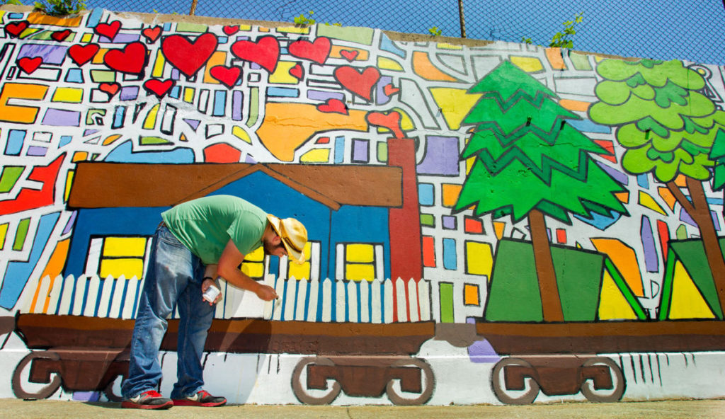 Inspiring public murals found in Levitt communities reVerb