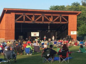 An outdoor concert last summer at the newly constructed AMP at Sam Michaels Park