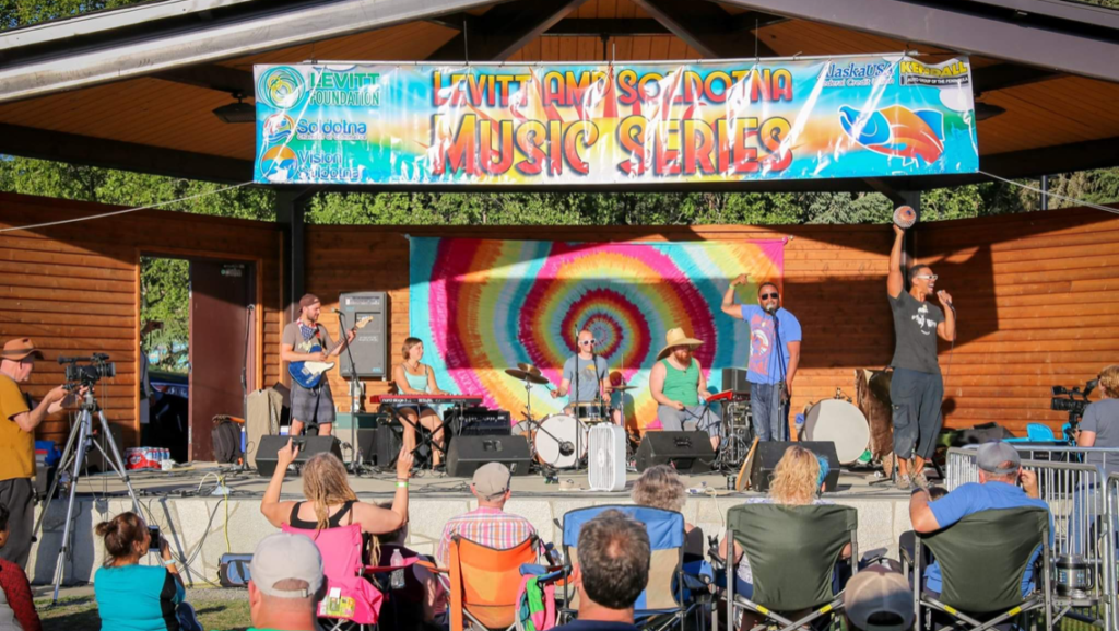 Celebrated Inuit band Pamyua performs during the 2019 Levitt AMP Soldotna Music Series
